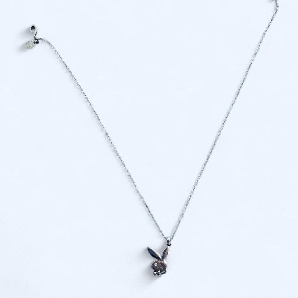AUTHENTIC vintage PLAYBOY Bunny Charm Necklace 2000’S